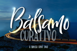 Bálsamo Curativo Duo: A Hand Lettering Font for Campaigns
