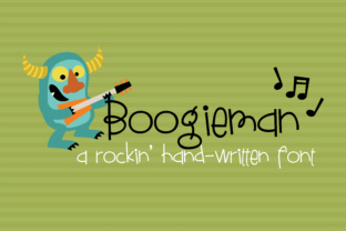 Boogieman Font: Handwritten Typeface with Dancing Energy for Web Headlines