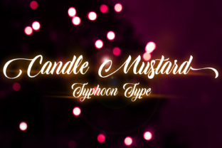 Candle Mustard Font: A Maker’s Script for Beautiful Labels