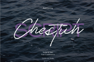 Chestuh Duo: A Script and Sans Serif Font Pairing for Small Business Branding
