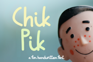 Chik Pik: A Handmade Calligraphy Font for Real Branding Projects
