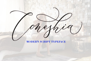 Coneshia: A Handwritten Font for Handmade Product Creators