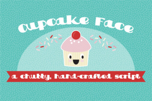 Cupcake Face: A Handcrafted Script Font for Web Design