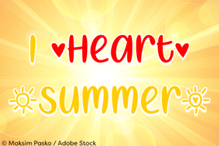 I Heart Summer Font for Editorial Design That Connects