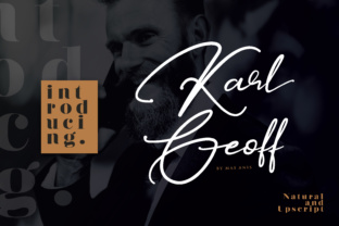 Karl Geoff Font: A Handcrafted Script for Makers and Sellers