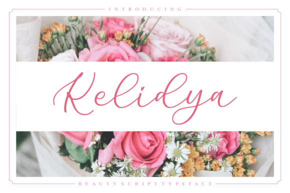 Kelidya: A Feminine Script Font for Elegant Branding