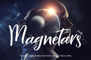 Magnetars: A Painterly Display Font for Editorial Storytelling