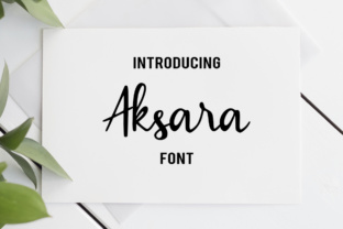 Make Your Handmade Products Stand Out with the Aksara Display Font