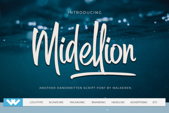 Midellion: A Handwritten Font That Elevates Small Business Branding