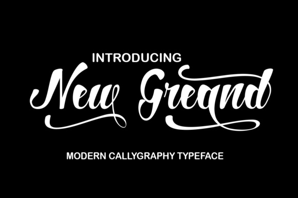 New Greand Script Font: Sharper Campaign Visuals Start Here