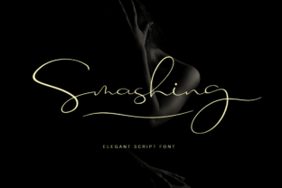 Smashing Script Font: A Handmade Touch for Your Craft Projects