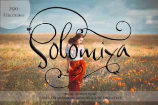 Solomiya: A Refined Script Font for Editorial Storytelling