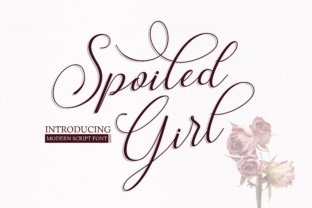 Spoiled Girl Review: A Dancing Script Font for Polished Branding