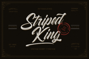 Striped King: A Typeface That Brings Warmth to Editorial Design