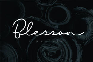 Testing Blesson: A Modern Signature Typeface for Digital Brand Projects