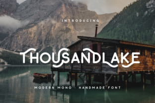 Thousand Lake: A Handwritten Font Built for Crafters