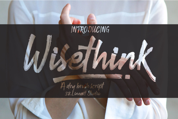 Wisethink: A Brush Script Font with Natural Editorial Charm
